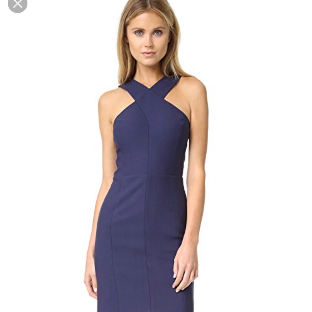 Elizabeth and James Criss Cross Mini Dress